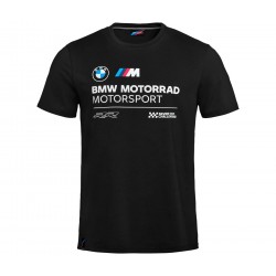BMW Motorrad T-Shirt M Logo Motorsport Ανδρικό Μαύρο ΕΝΔΥΣΗ